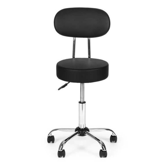 Fotel kosmetyczny obrotowy z oparciem medyczny regulowany