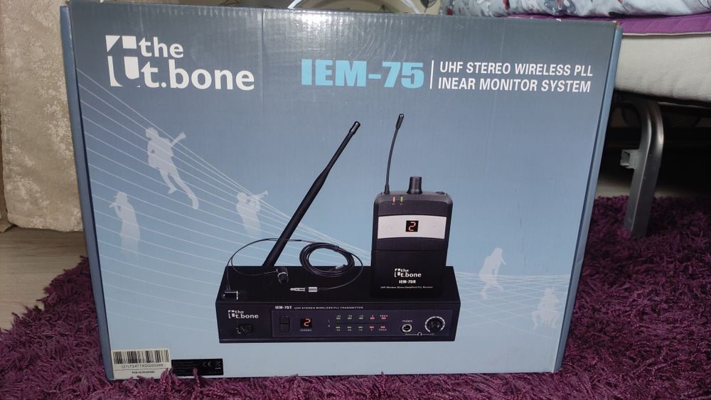 Система вушного моніторингу t.bone IEM 75  Ідеальний стан (в плівках)