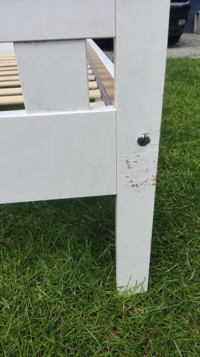 Dziecięce łóżko białe 160/70