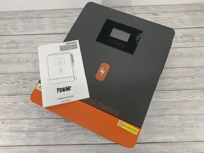 Гібридний інвертор PowMr 6,2 кВт 48в з WIFI  модулем!