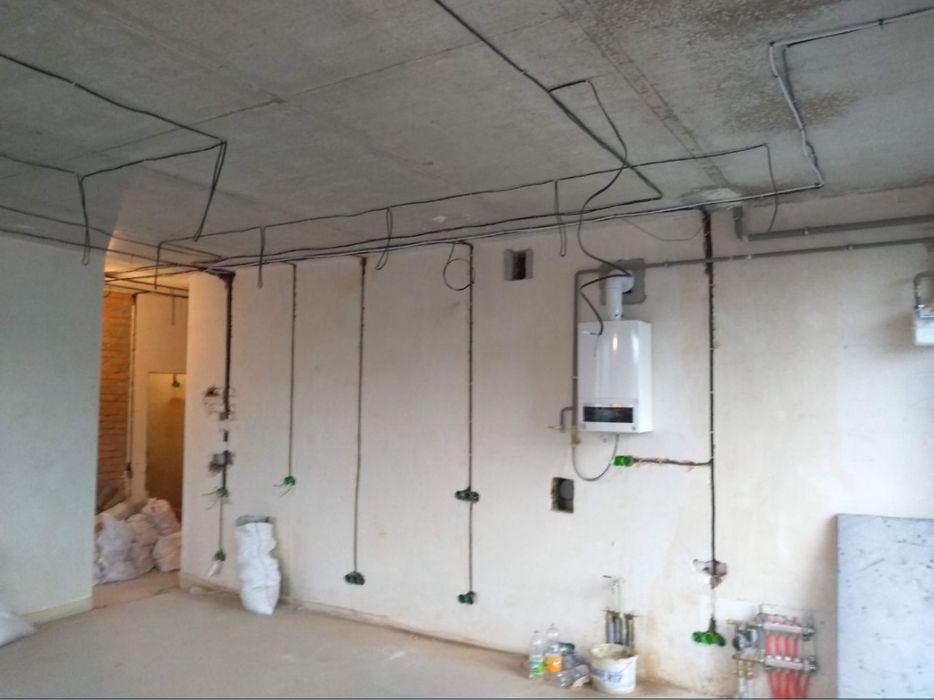 Шпаклевка, электрика, монтаж гипсокартона