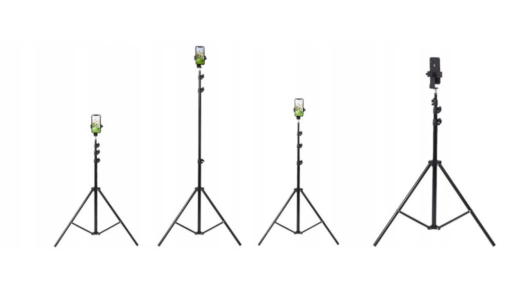 Statyw wysoki uchwyt do telefonu na zdjecia 78-230 cm