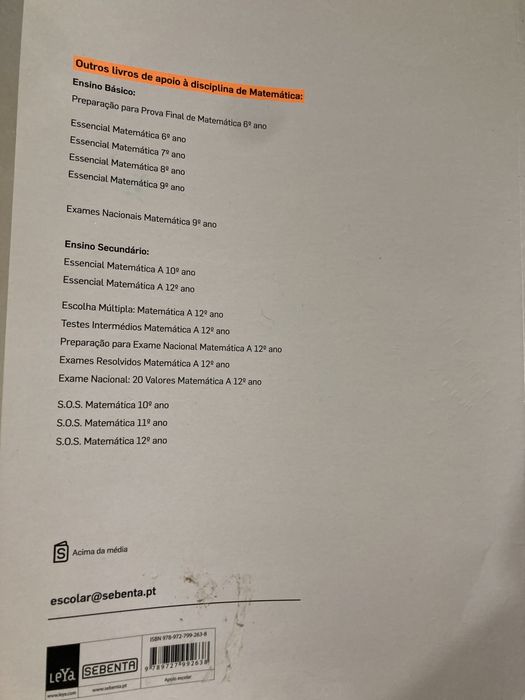 Essencial da Matemática 5° ano  (Sebenta)