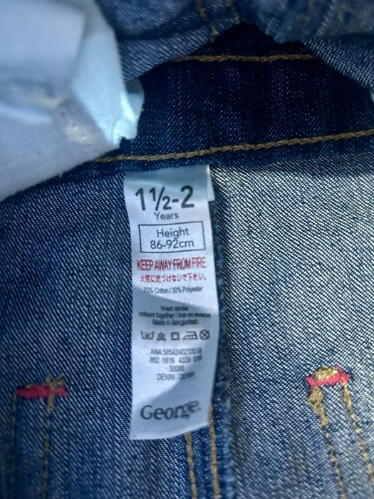 Джинсові сарафани та спіднички для дівчинки