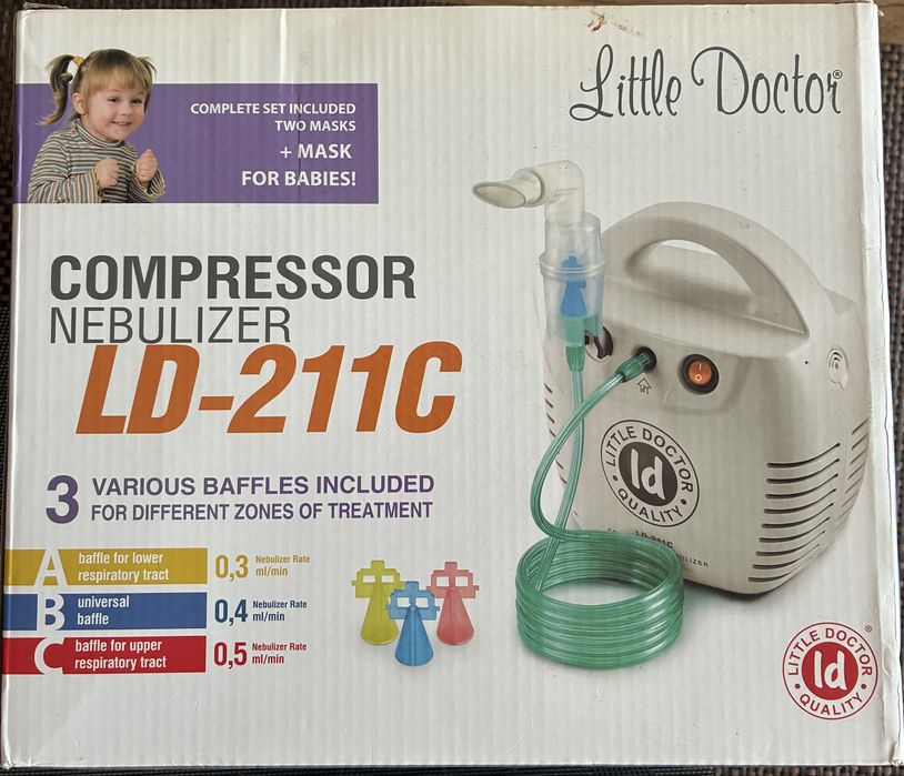 Інгалятор (небулайзер) Little Doctor LD-211С компресорний