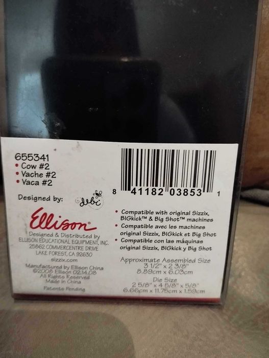 Sizzix - Vaca - 655341