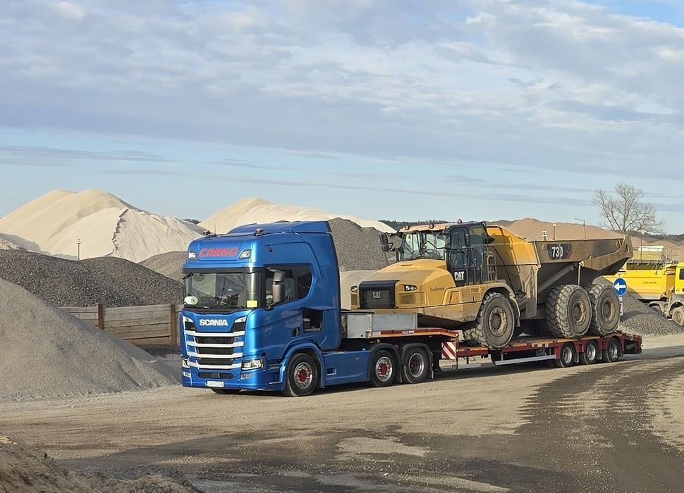 Transport Maszyn Budowlanych Rolniczych Niskopodwoziowy PL CAŁA EUROPA