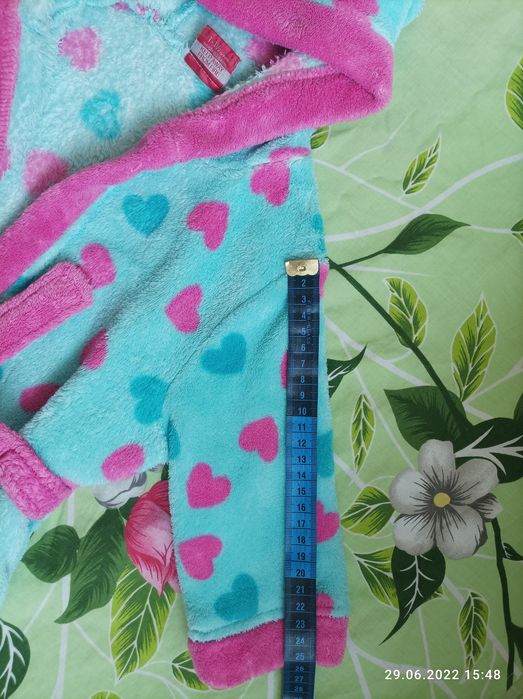 Махровый халат на девочку