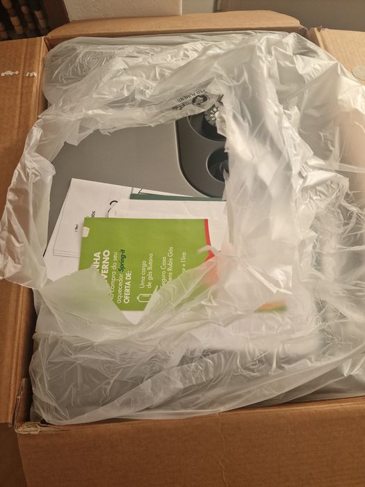 Kit conforto: Cadeira office + Aquecedor a gás SpringIT