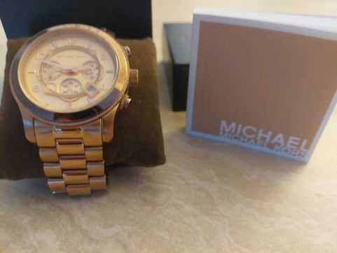 Autêntico relógio da Mickael Kors, modelo MK-8096 Rose Gold- Original