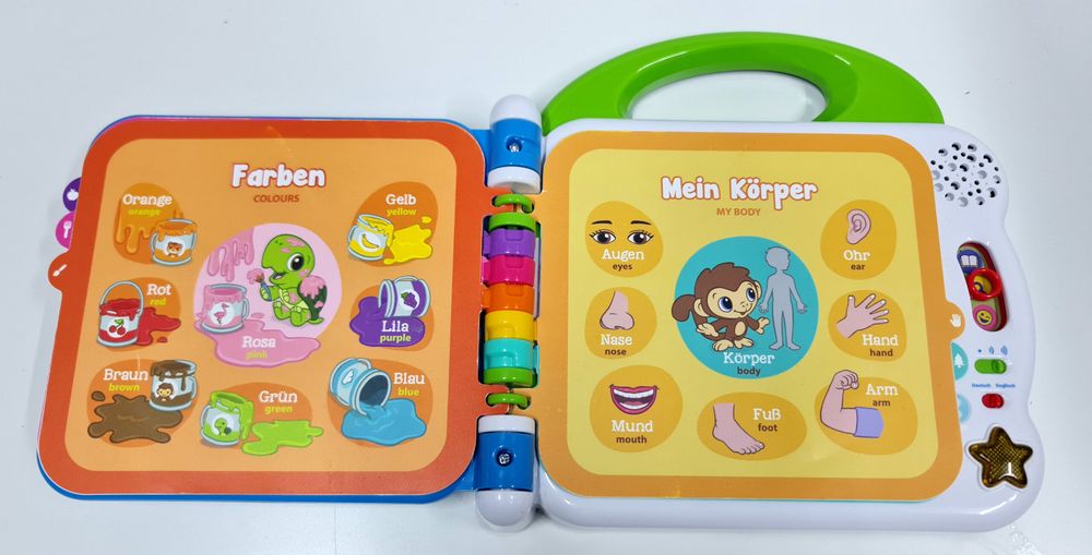 VTech Baby „Mein 100 słów” – interaktywna książka - j.niem i ang.