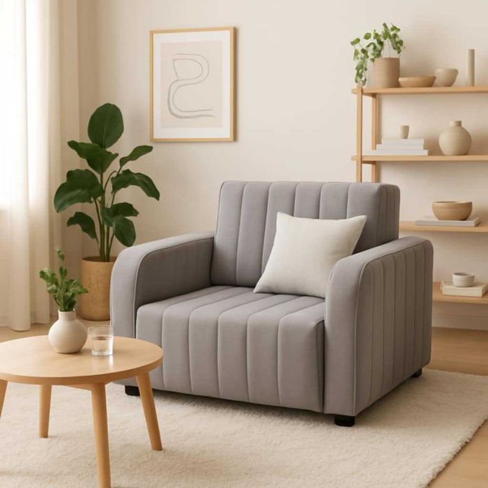 Fotel rozkładany AMERYKANKA jednoosobowa funkcja spania Sofa rozkładan