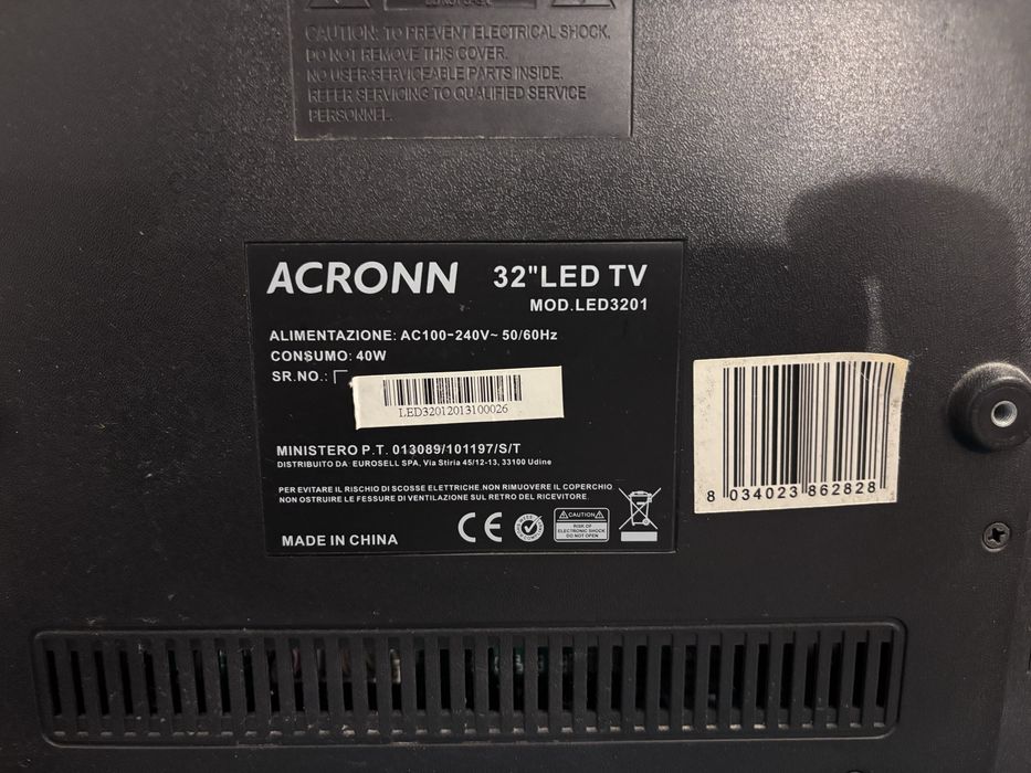 Телевізор led Acronn 32  без смарт тв!