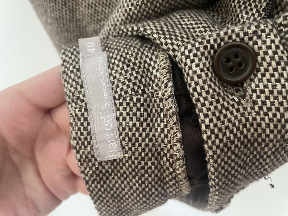 Fato integral castanho com brilhos