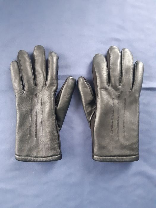 Рукавиці з шкіри, нейлона та еластана.  Розмір  M