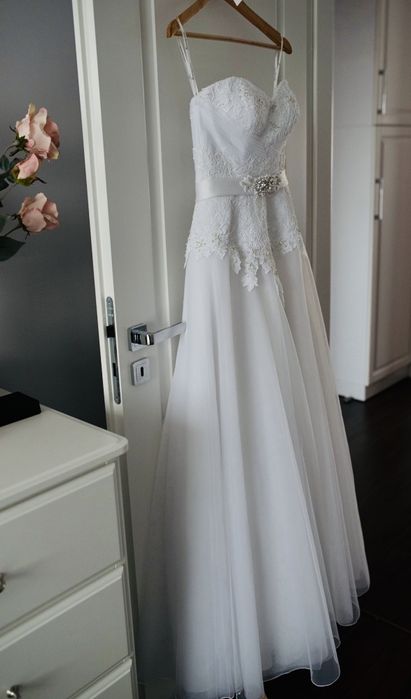 Suknia ślubna z gorsetem