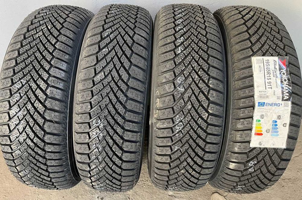 195/65R15 Yokohama BluEarth Winter V906 cztery nowe opony zimowe 2025r