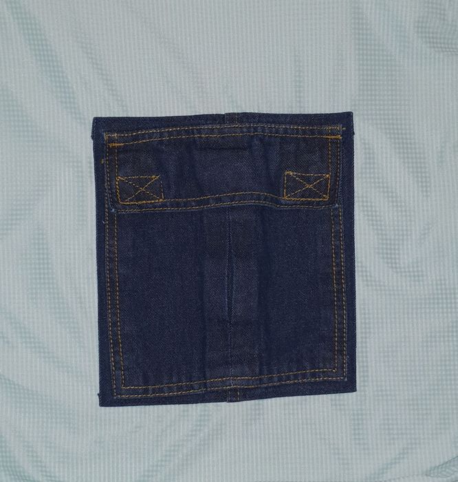 Torba jeansowa, shopperka, rękodzieło, handmade, na prezent