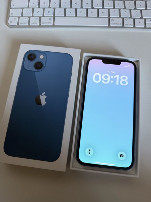 iPhone 13 256gb Blue Jak Nowy Bateria 96% od nowości