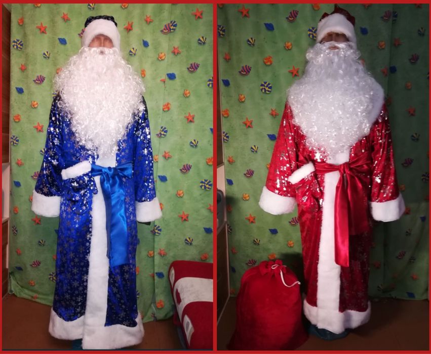 Дед Дід Мороз костюм Деда Діда Мороза Снегурочки Снігуроньки Миколая