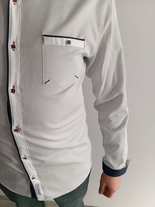 Męska koszula L elegancka święta sylwester wesele ślub komunia okazję