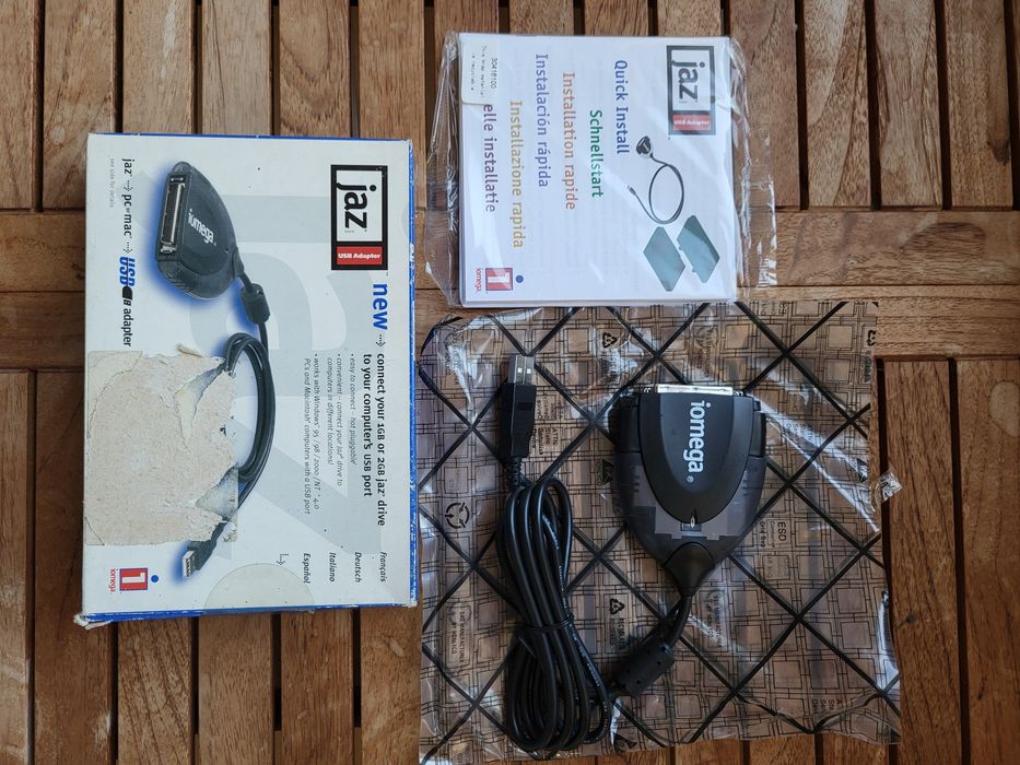 New USB ADAPTER Cable for IOMEGA JAZ SCSI Drive – 1GB, 2GB, New in Box64739677991425120