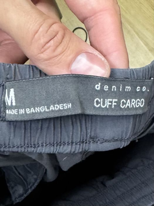 Denim Co. штаны карго M-L размер серые