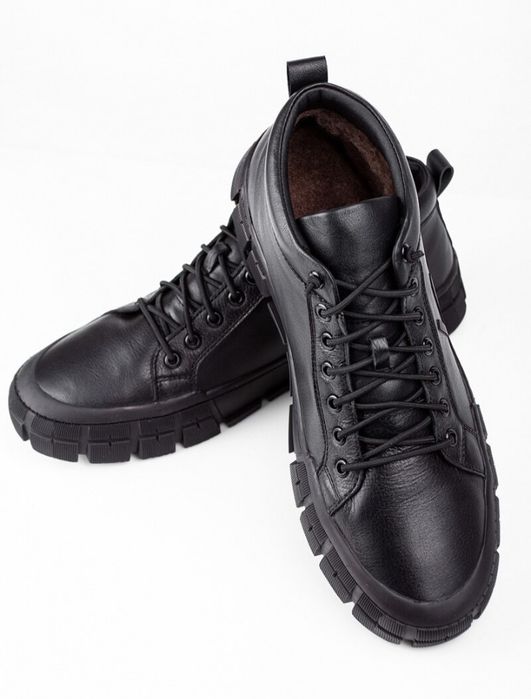 Чоловічі теплі шкіряні кросівки  KEDUKI 43 розміру