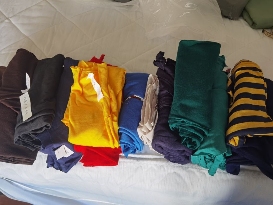 Tecido de Malha grossa e fina