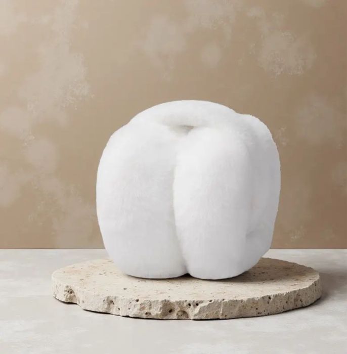 Теплі навушники жіночі з хутра