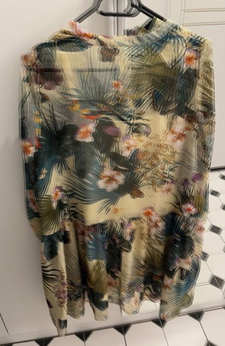 Sukienka zielona w kwiaty H&M rozm. 34 nowa