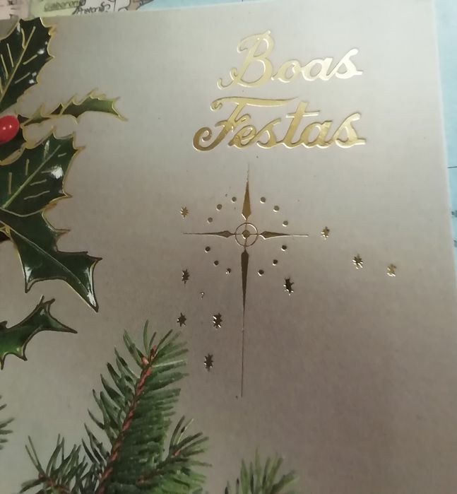 Postal de Natal antigo