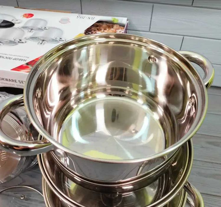 Набір каструль(Супер Якість.) Набір посуду 4+1