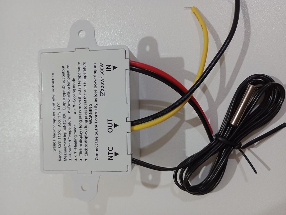 W3001 Цифровий регулятор температури 220в