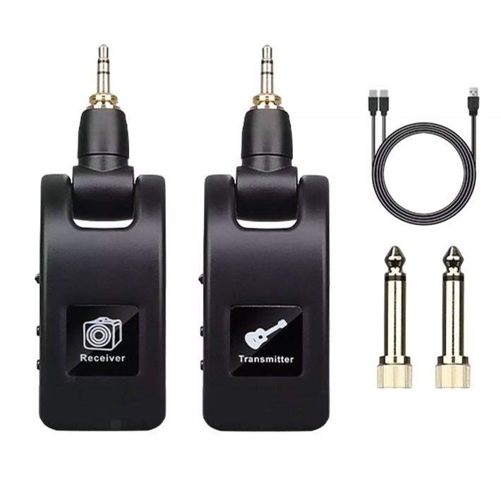 Kit transmissor sem fios dinâmico para instrumentos musicais novo!
U