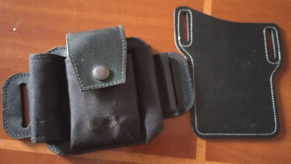 Pokrowce na leatherman surge oraz telefon  skóra/cordura