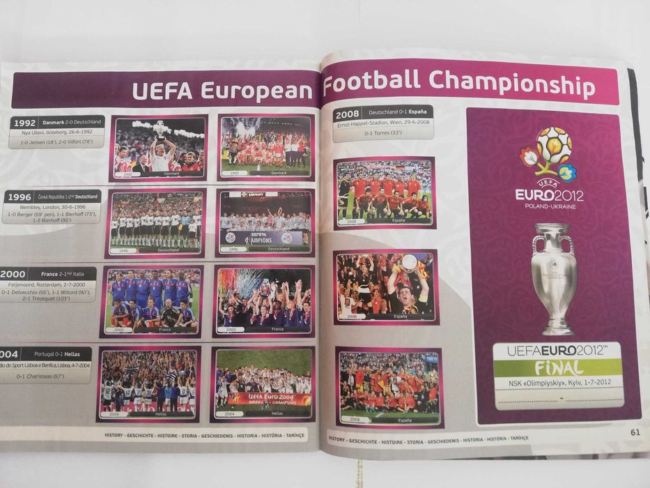 Caderneta completa EURO2012 Poland-Ukraine