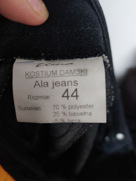 Kostium damski ala jeans rozmiar 44