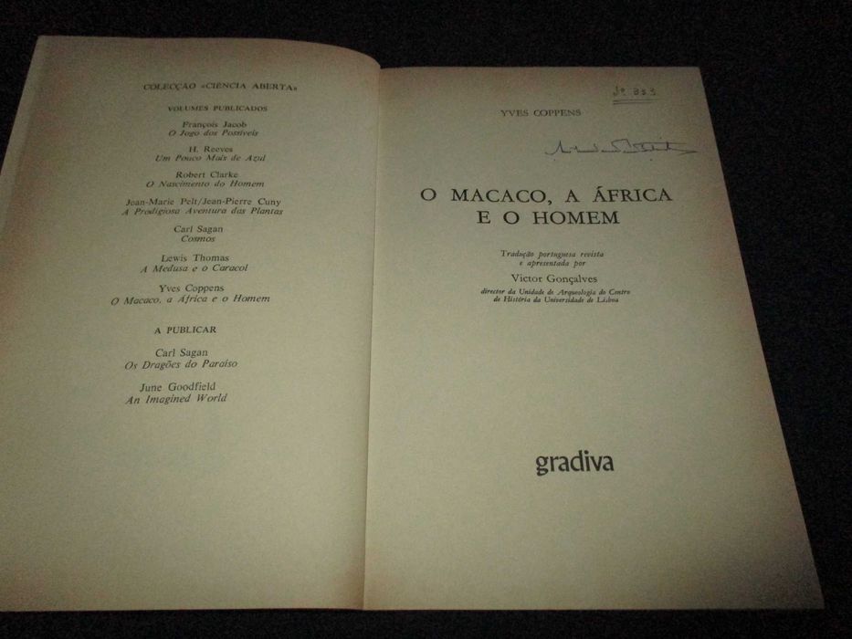 Livro O Macaco A África e o Homem Yves Coppens