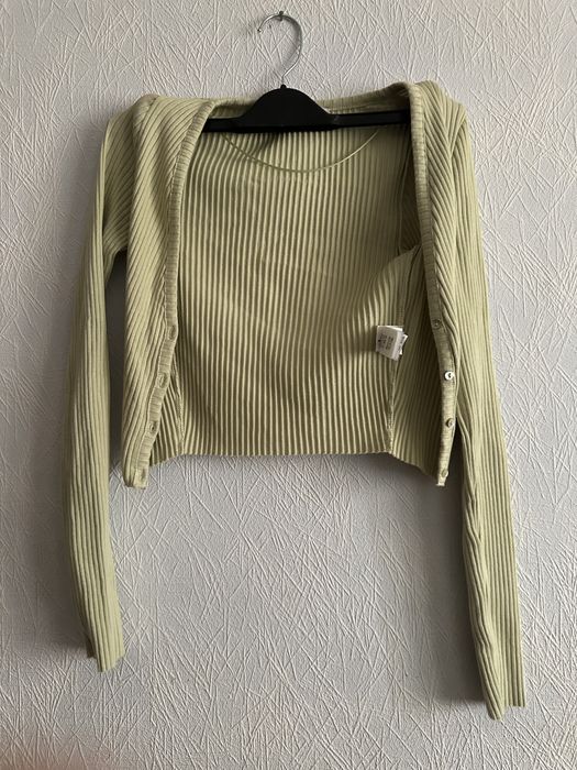 Костюм тройка Zara ,колір оливка