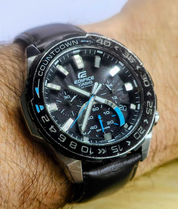 Casio Edifice Solar 10 BAR | Sapphire | Chronograph | 47mm
