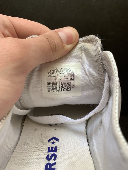 шкіряні кеди Converse