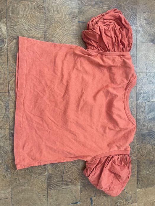 Dziewczęcy, krótki t-shirt 122-128