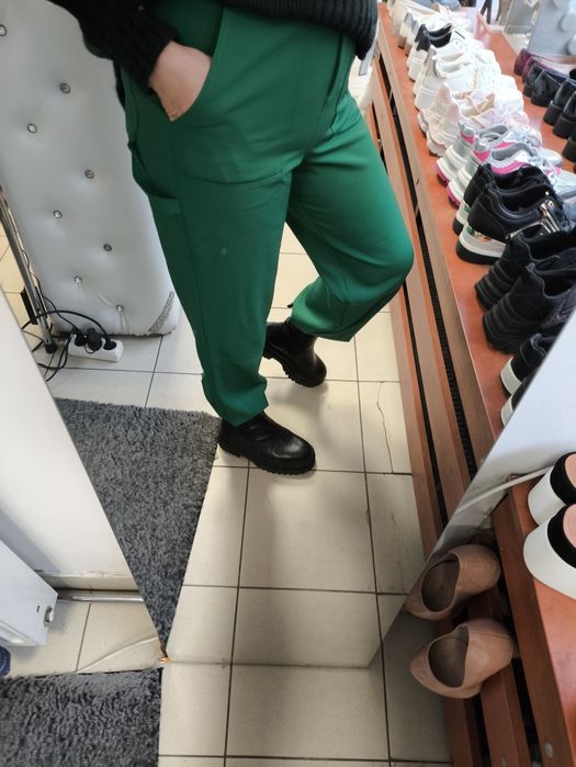 By o La La piękny zielone spodnie rozm S m