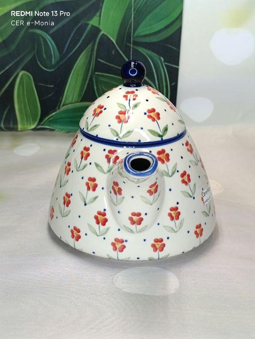 Czajnik imbryk Jaś 1L ceramika Bolesławiec