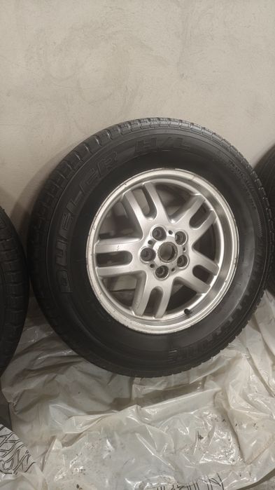 Koła felgi Opony range Rover l322 5 szt. 4 + zapasowe 265/65 R18 M+S