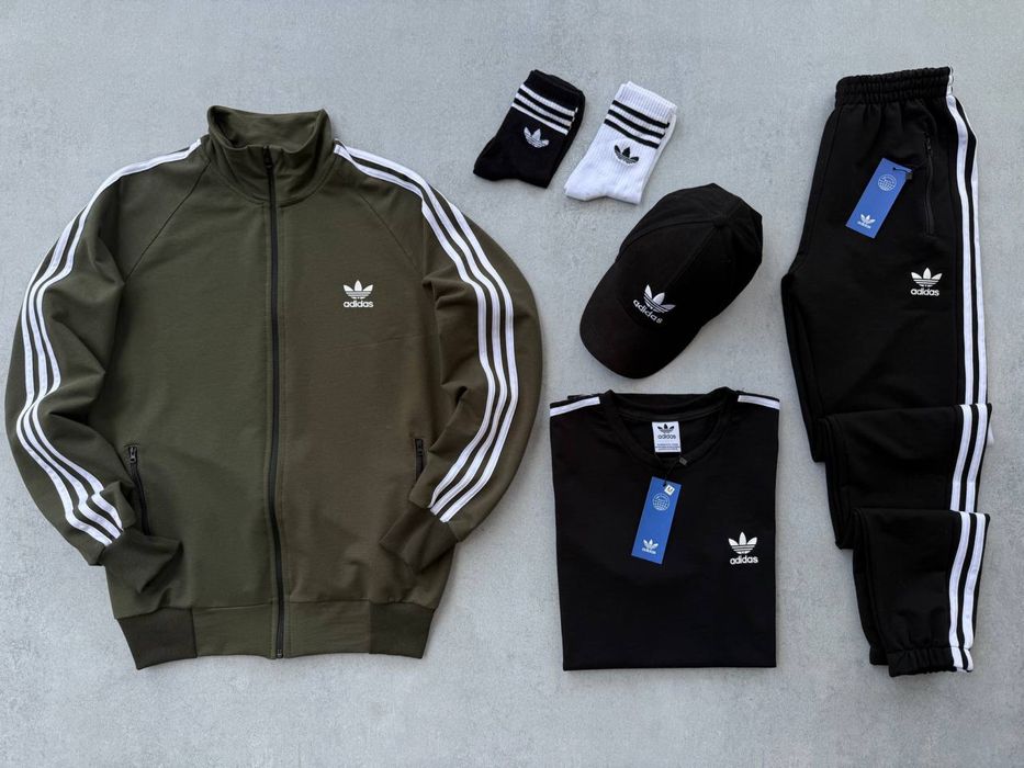 Чоловічий спортивний костюм адідас набір Adidas [4в1] [XS-3XL]
