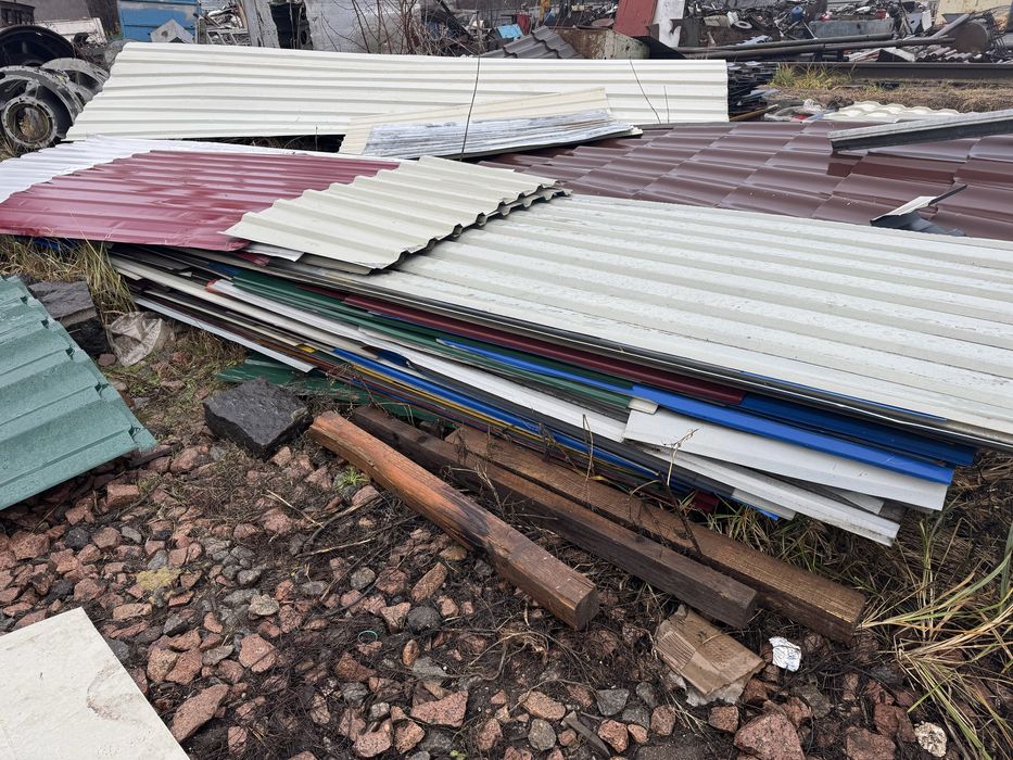 Профнастил б/у новий