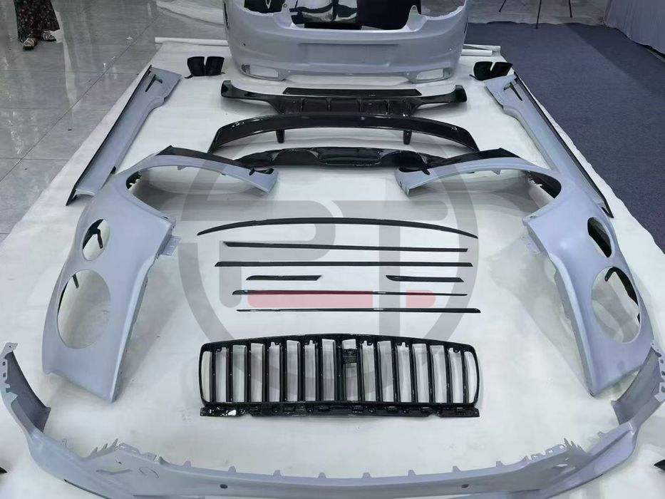 Обвес Mansory карбон Bentley Continental GT Капот Бампер Решетка Губа