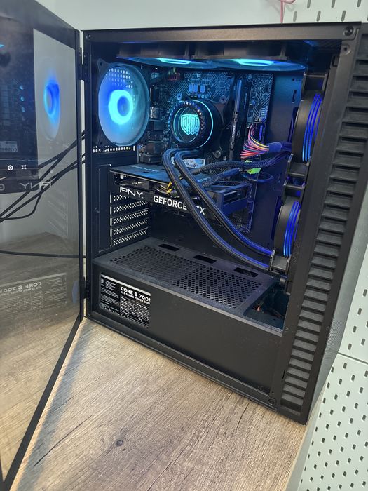 pc gaming completo rtx3060,rgb e watercooling